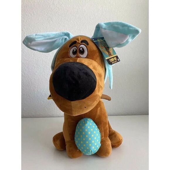 Scooby Doo Easter Bunny Greeter 2022 Gemmy Pastel Large Plush 20” NWT - Picture 1 of 9